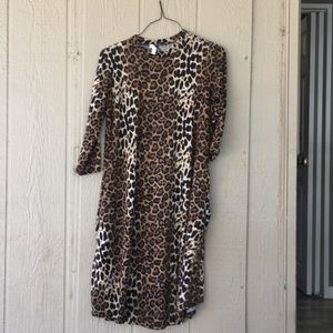 Leopard print Swing Dress/Top